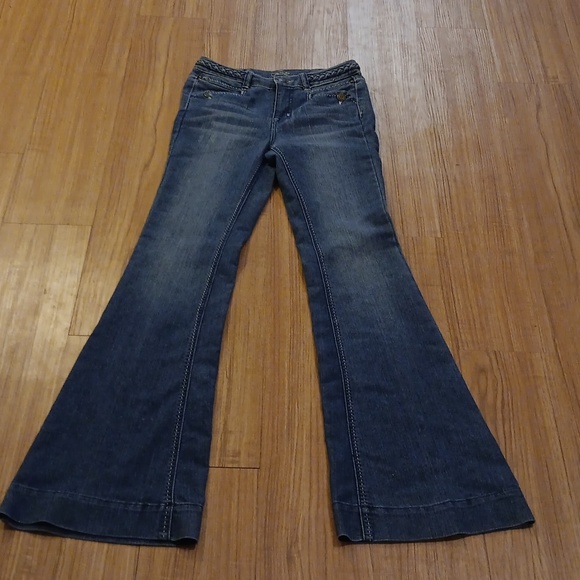 Women's Cache Size 0 new with tags flare jeans - Picture 1 of 10